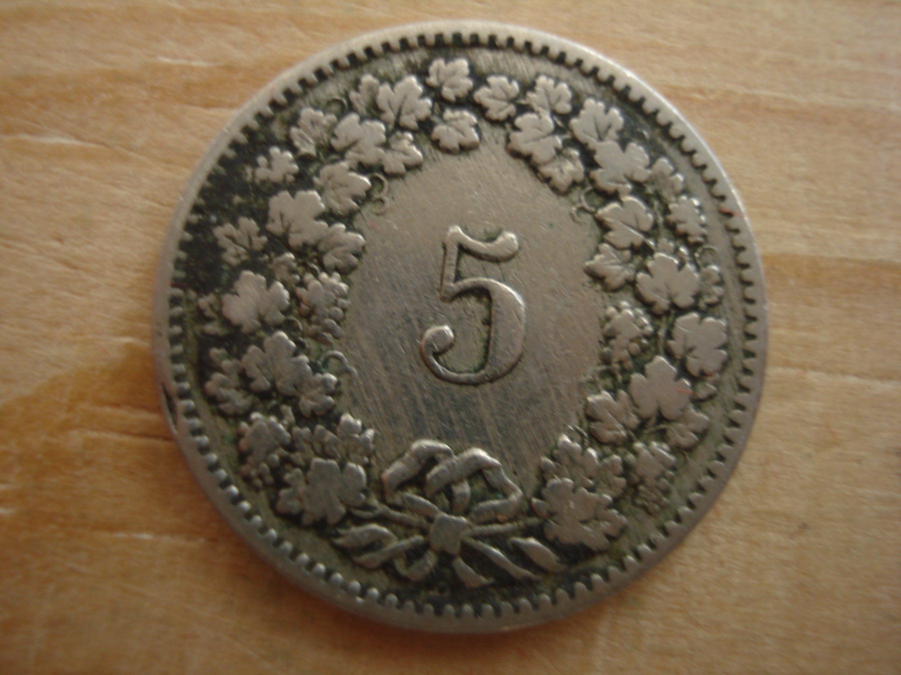 Tutti le monete: (S1) 5 Rappen 1894 – Usato da Erlach venduto da Net-Coins 1