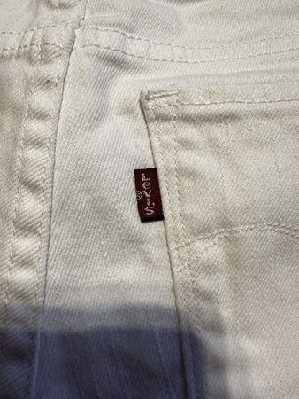 Coole Levis Shorts Weiss Fransen Sommer Grösse 30