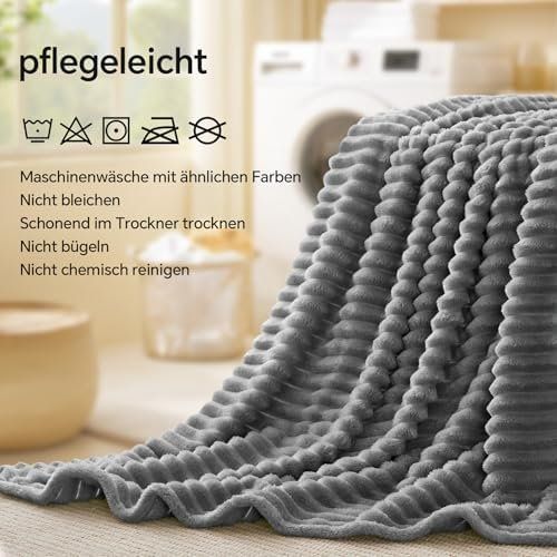 Coperte: Kuscheldecke Flauschig Decke Klein weiche Flanell Decken – Nuovo e nell'imballaggio originale da Hundwil venduto da pak_b5sl 5