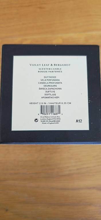 Jo Malone Candele: Jo Malone Duftkerze Violet Leaf & Bergamot – Usato da Zürich venduto da ale_xxz7 2