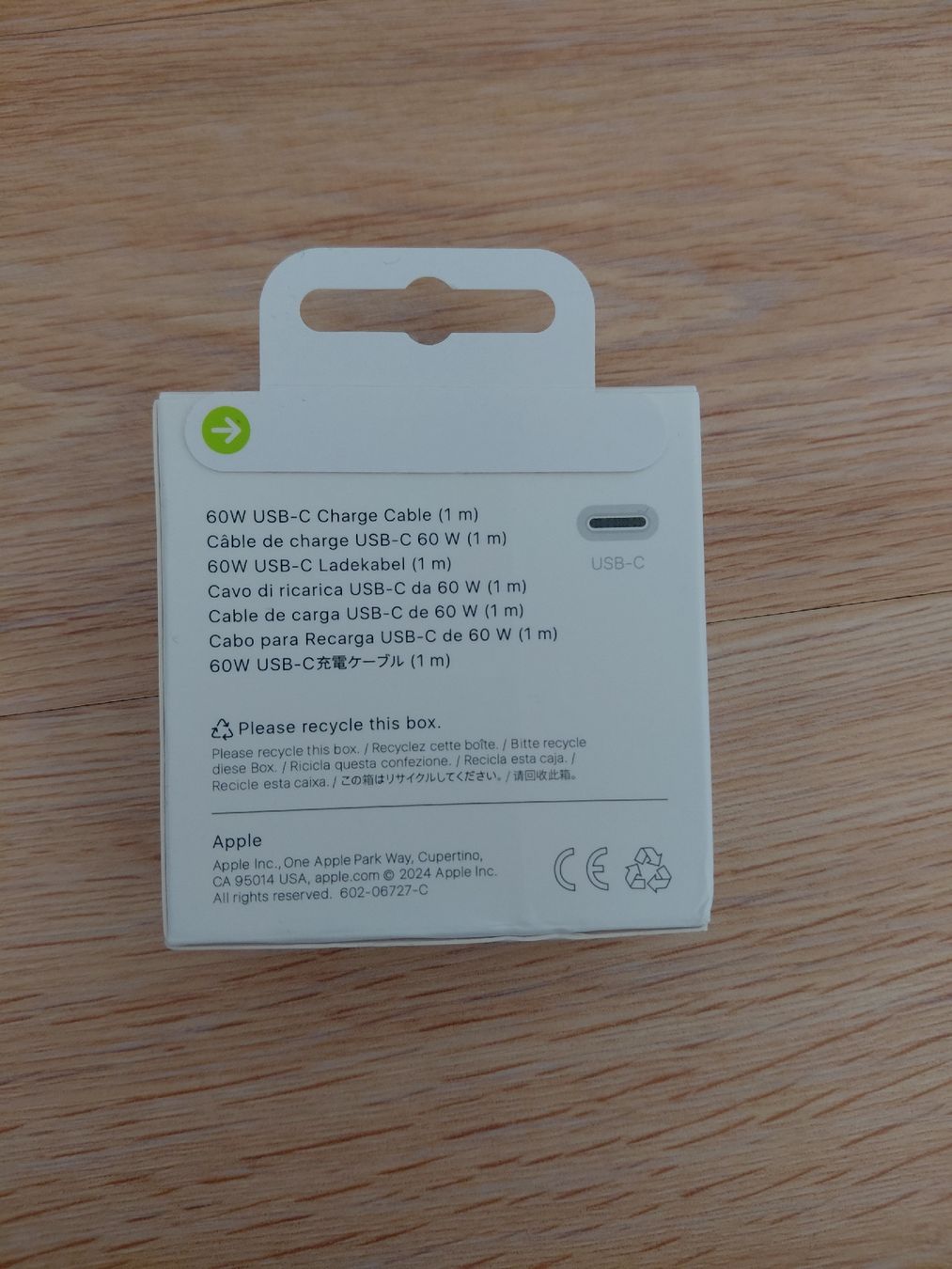 Apple Cavi: Apple 60W USB-C Ladekabel (1m) – Nuovo e nell'imballaggio originale da Aarau venduto da mra_f9m8 1