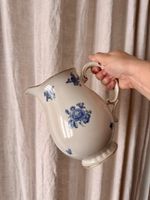 Wunderschöne, Porzellan Blumen Kanne Goldrand top Zustand 