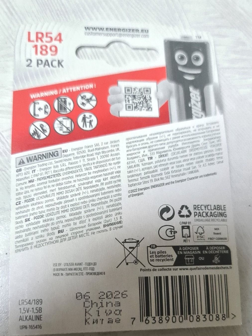 Energizer Caricatori & Batterie: 10 stk. Energizer Batterien LR54/189 – Nuovo e nell'imballaggio originale da Uerkheim venduto da Kaufoption 1