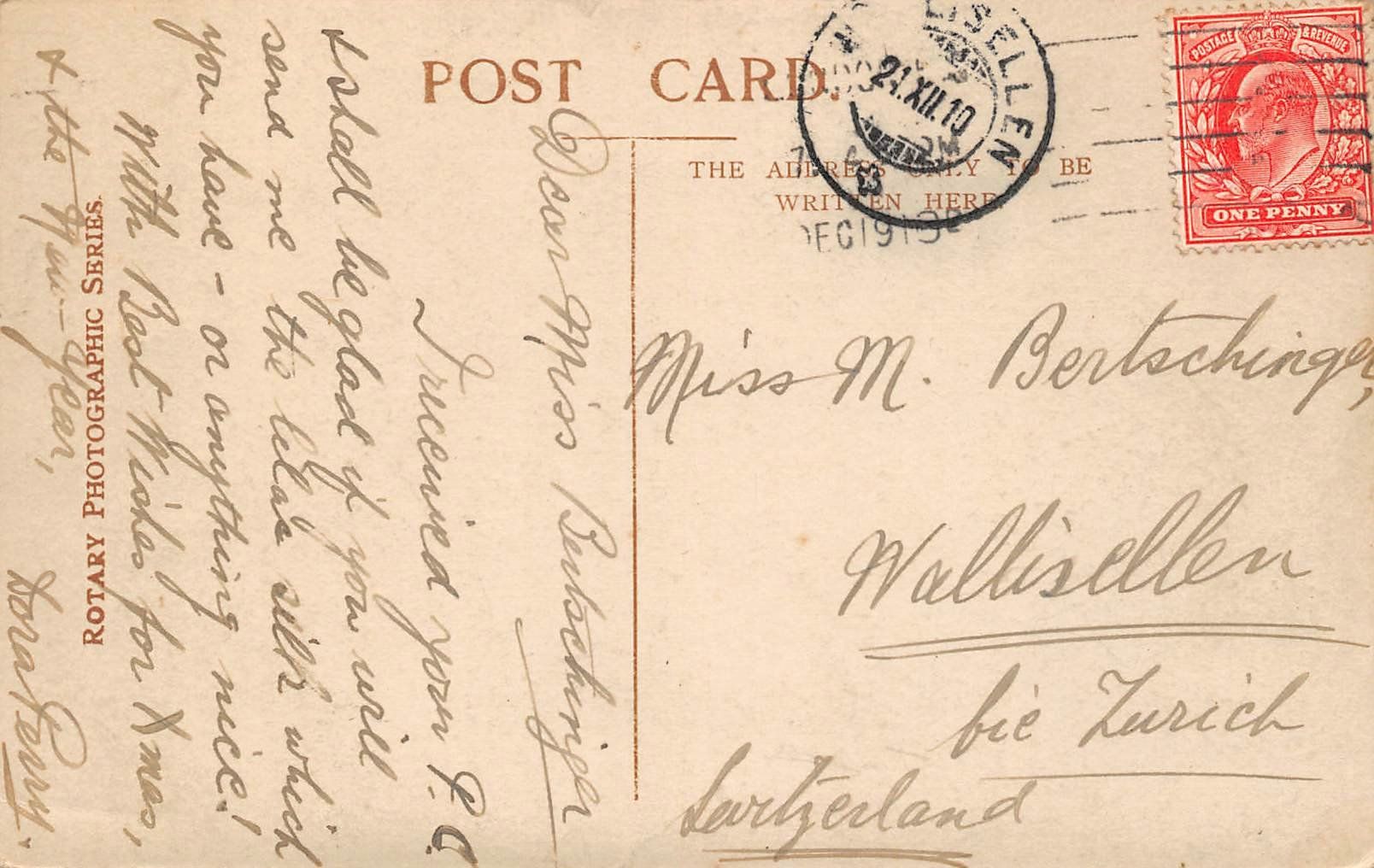 Cartoline postali: London, Temple Gardens – Usato da Ottikon b.Kemptth. venduto da Neptun1974 1