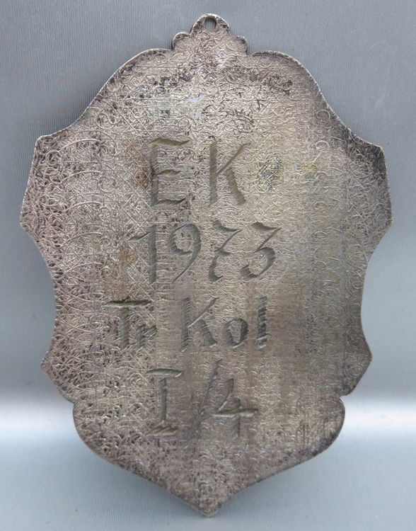 ALTE APPENZELLER PLAKETTE VERSILBERT | Kaufen auf Ricardo