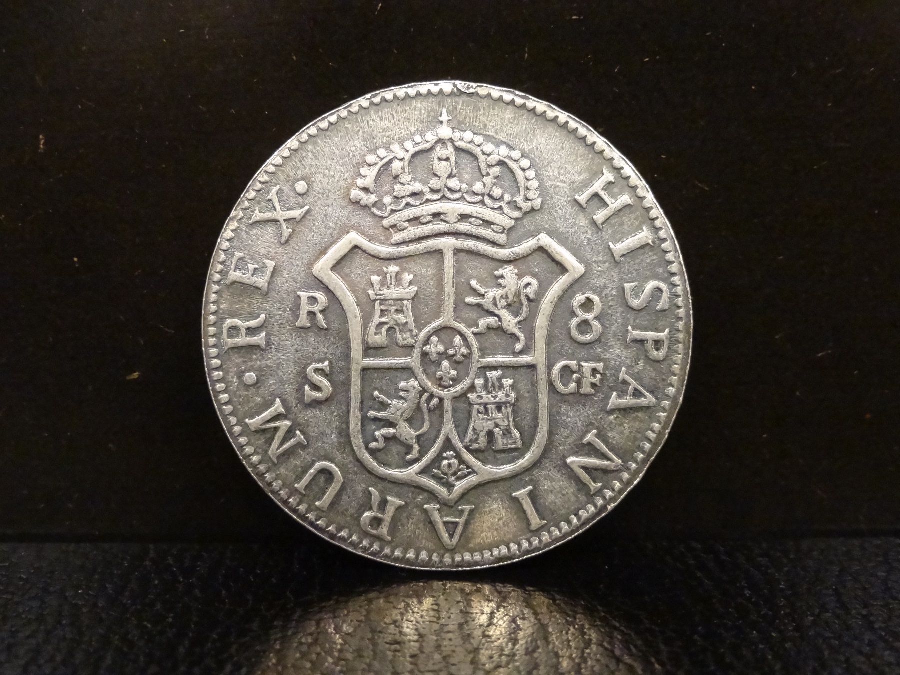Tutti le monete: REPLIKA einer antiken Silbermünze  HISPANIARUM REX 1772 – Usato da Kerzers venduto da djstarsky73 2