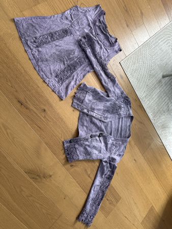 Wunderschönes Set Shirt aus 100 Seide