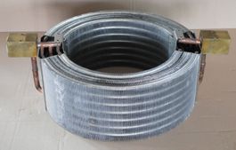 Runder Luft/Wasser- Wärmetauscher, Al/Cu-Lamellen, 6.0 kW