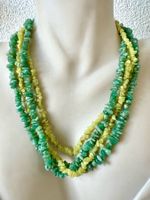 Aventurin & Jade Longketten - je 87cm - wandelbare Unikate