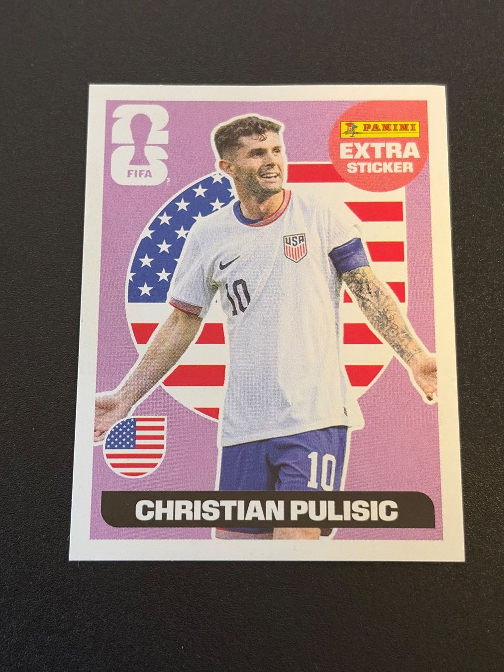 Panini Carte collezionabili: Panini Extra Sticker Christian Pulisic Lila – Usato da Herzogenbuchsee venduto da Mick71