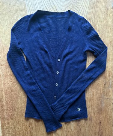 Damen Strickjacke Gucci marineblau Grösse S/XS