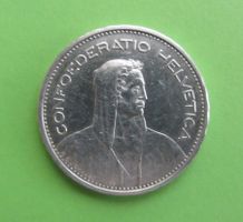 5 Franken Münze Silber 1931 vorz