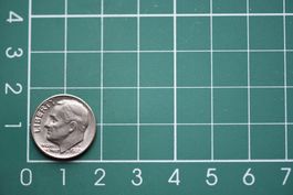 währung usa one dime 1980