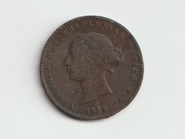 1866 Antike Queen Victoria Münze - Jersey 1/26 Shilling