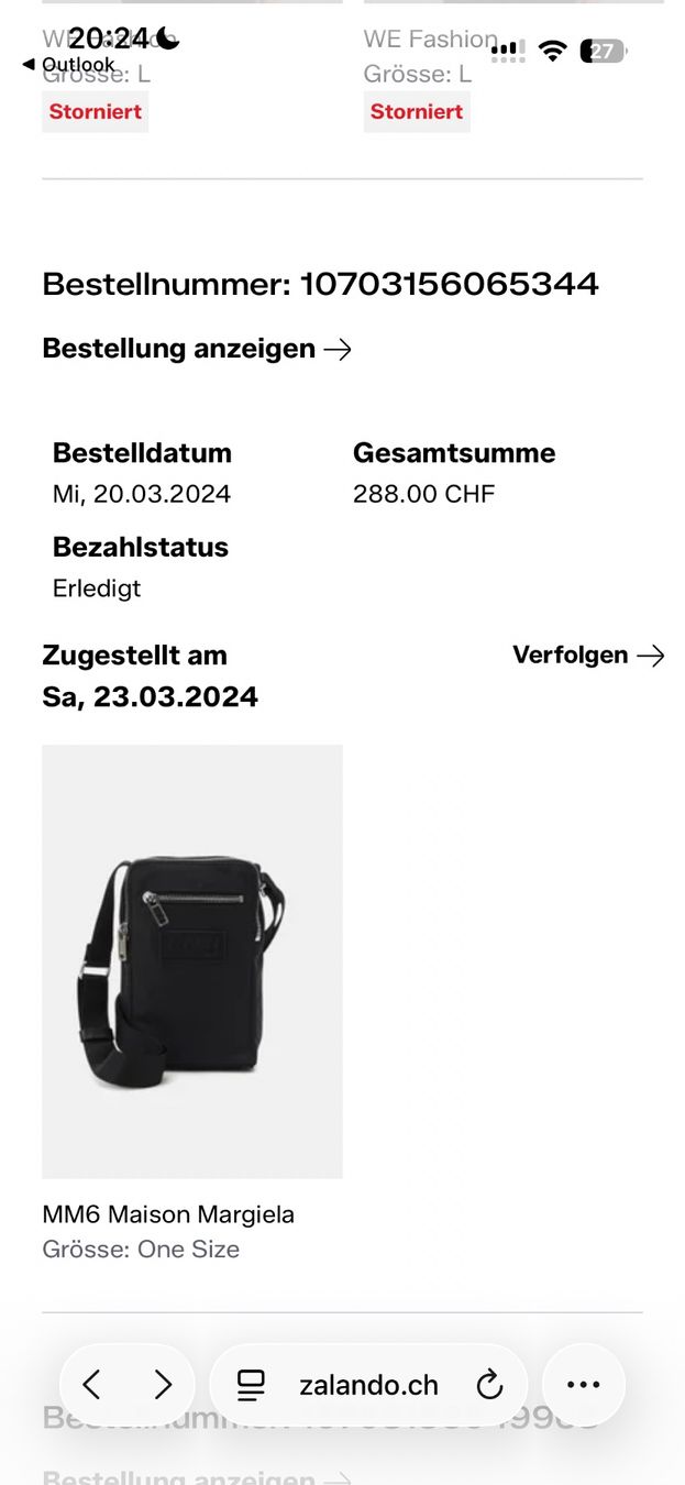 Borse: Maison Margiela Tasche – Usato da Gutenswil venduto da Risu99 3