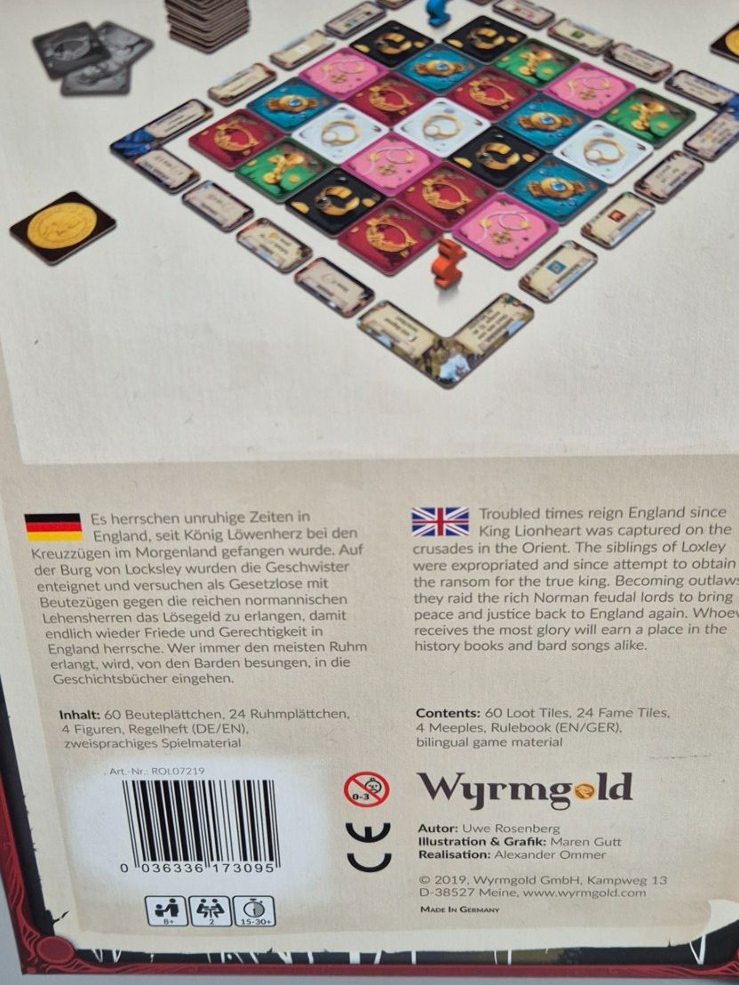 Jeux: Brettspiel Robin von Locksley – D'occasion à Sursee par Koby29 2