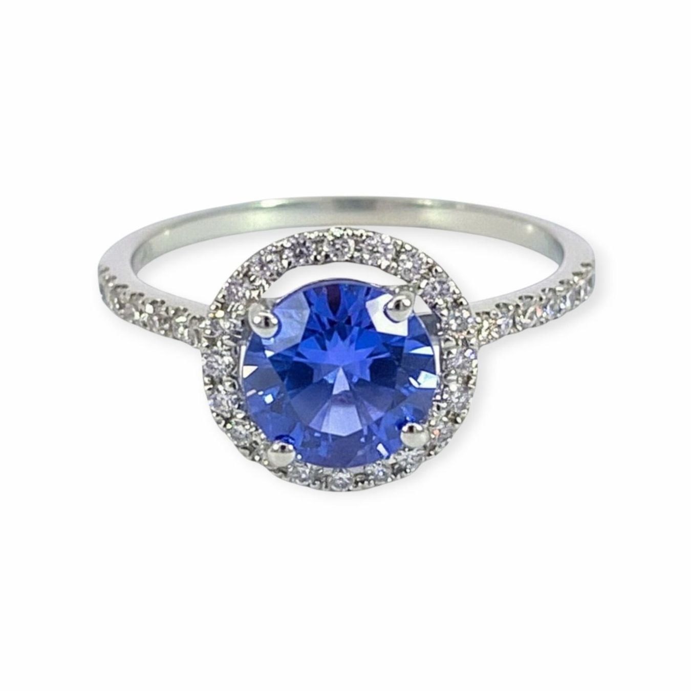 Anelli: Tansanit-Ring 14k Weissgold 1,79ct – Nuovo e nell'imballaggio originale da Illnau venduto da Juwelier_Mahler_GmbH
