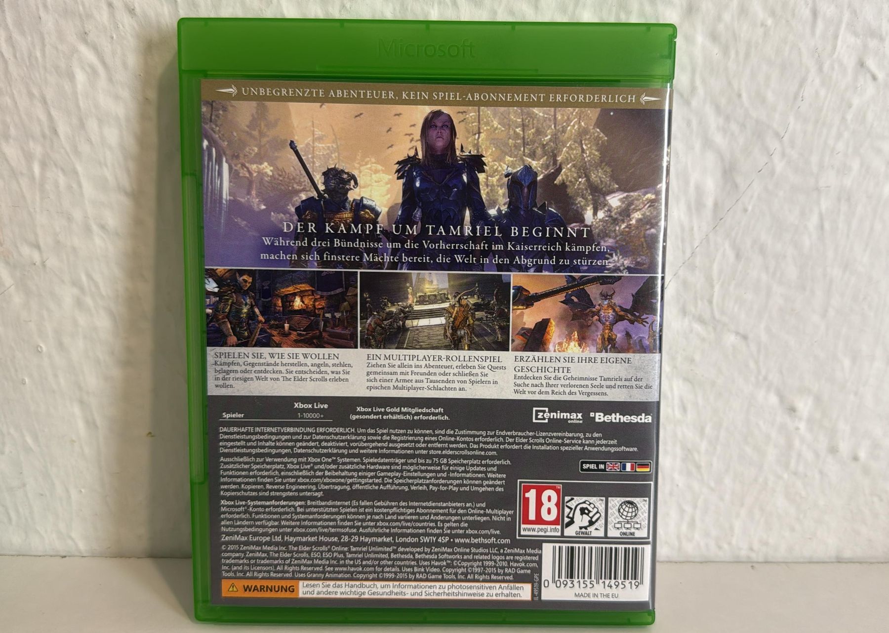 Giochi: Xbox One: The Elder Scrolls Online - Tamriel Unlimited – Usato da Ehrendingen venduto da lax21 1