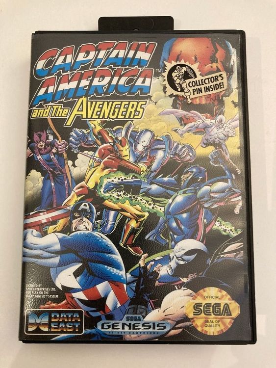Ficha Técnica de Captain America and the Avengers para Sega Mega Drive