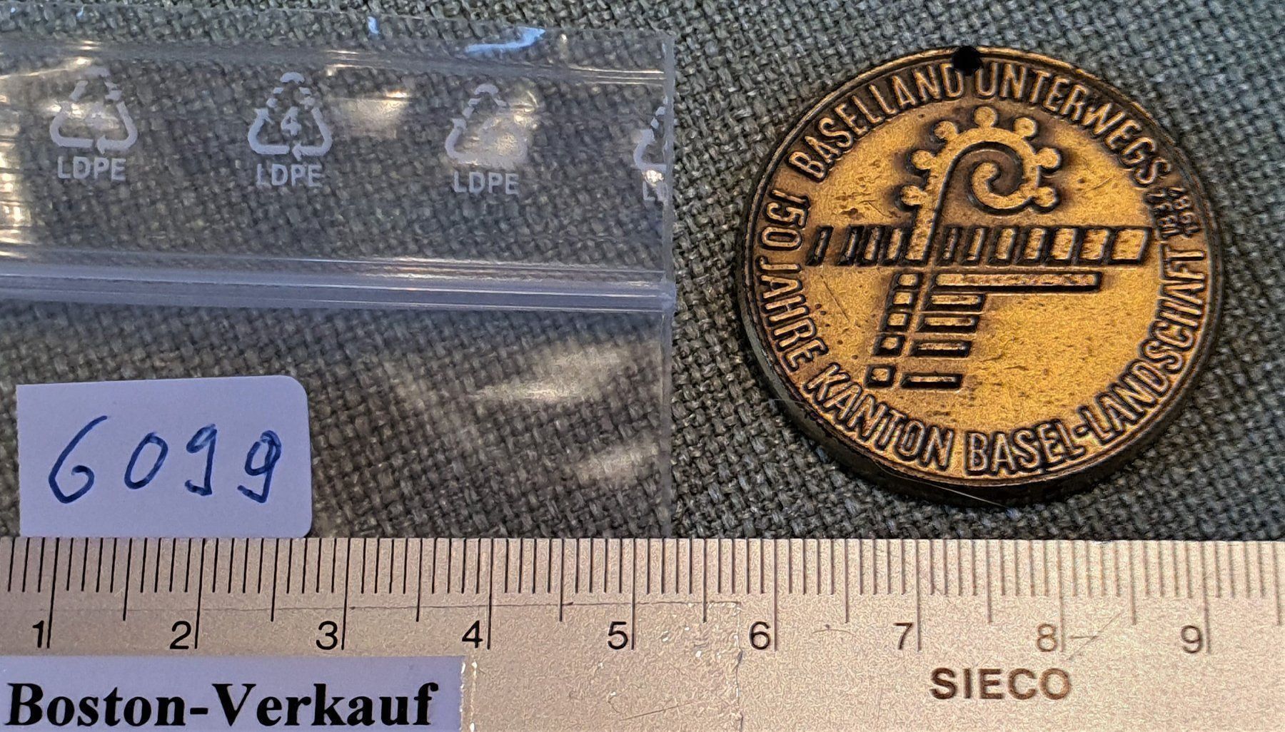 Medaglie: G099 - Baselland unterwegs 1832 -1982 – Usato da Reinach BL venduto da Boston-Verkauf 2