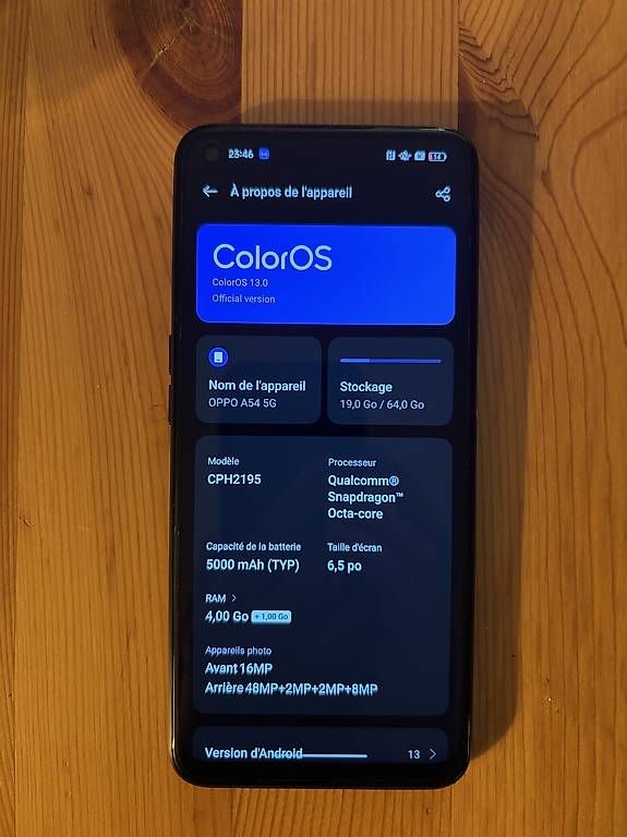 Oppo Telefoni cellulari / Smartphones: OPPO A54 5G (CPH2195) – Usato da Neuchâtel venduto da gui_c76s