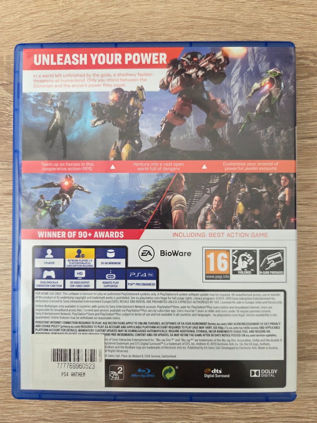 Giochi: Anthem (Multilanguage) - PS4 – Usato da Carouge GE venduto da Gasco 1