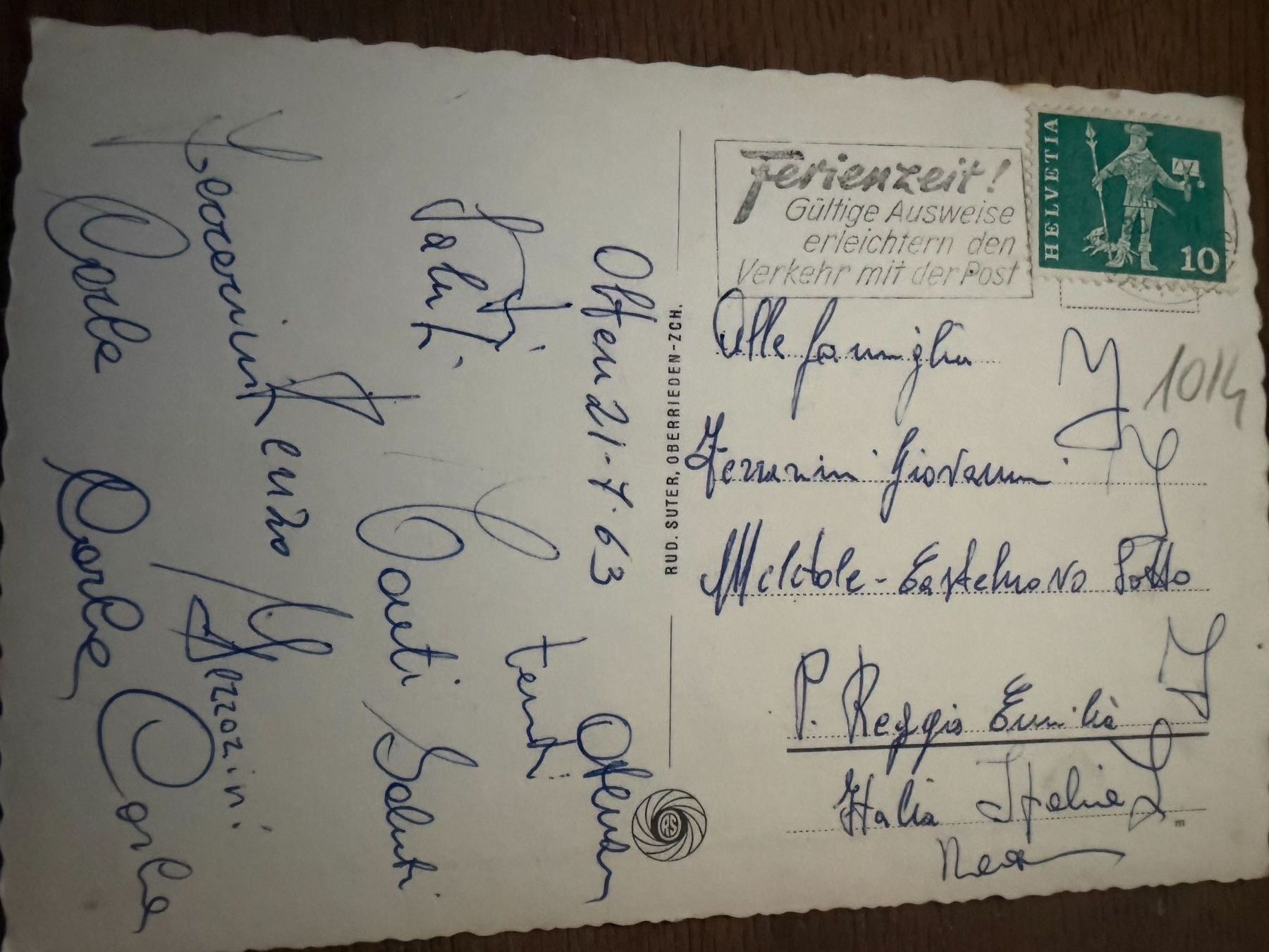 Cartes postales: OLTEN- Ansichtskarte – D'occasion à Tegerfelden par siebenmacky 1