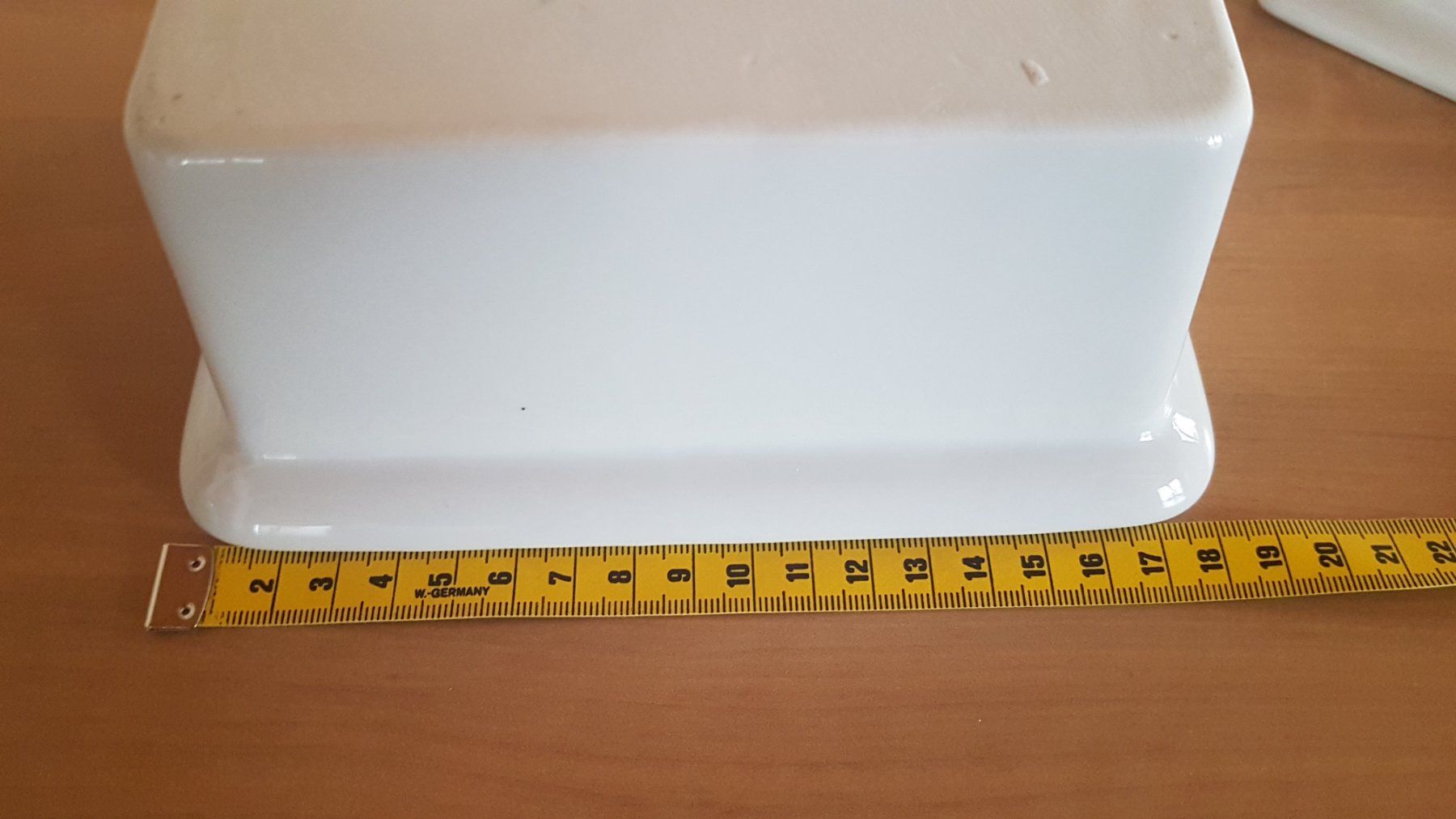 Töpfe: Terrine - cocotte rectangulaire avec couvercle blanche – Gebraucht aus Villiers von san_jn5w 5