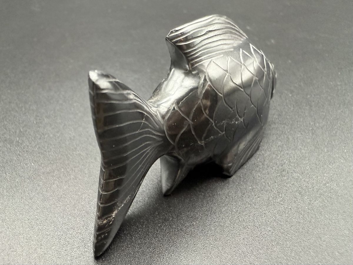 Figurines: Fisch aus Stein oder Metall, Vintage – D'occasion à Lamone par LaCantinaMagica 3