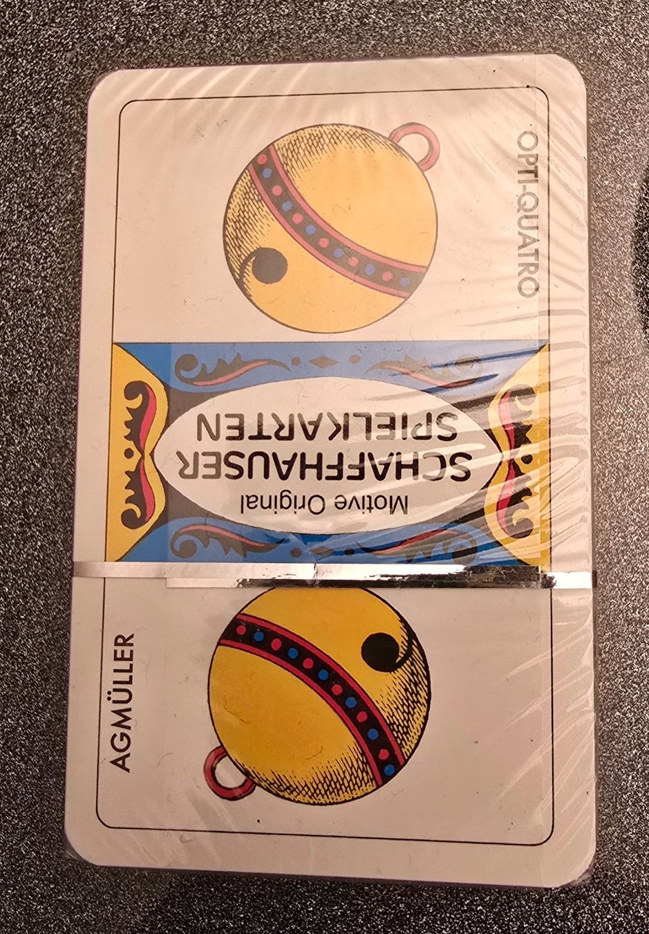Giochi: Original Schaffhauser Spielkarten Opti-Quatro – Nuovo e nell'imballaggio originale da Meggen venduto da everydaysale