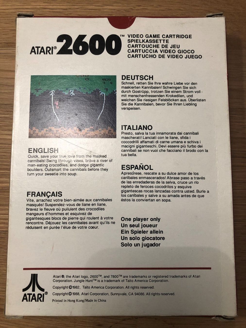 Atari Giochi: Jungle Hunt für Atari 2600 – Usato da Kestenholz venduto da Naruto_01 1