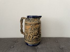 krug aus Keramik, Jagdmotiv, Vintage, Top Zustand!
