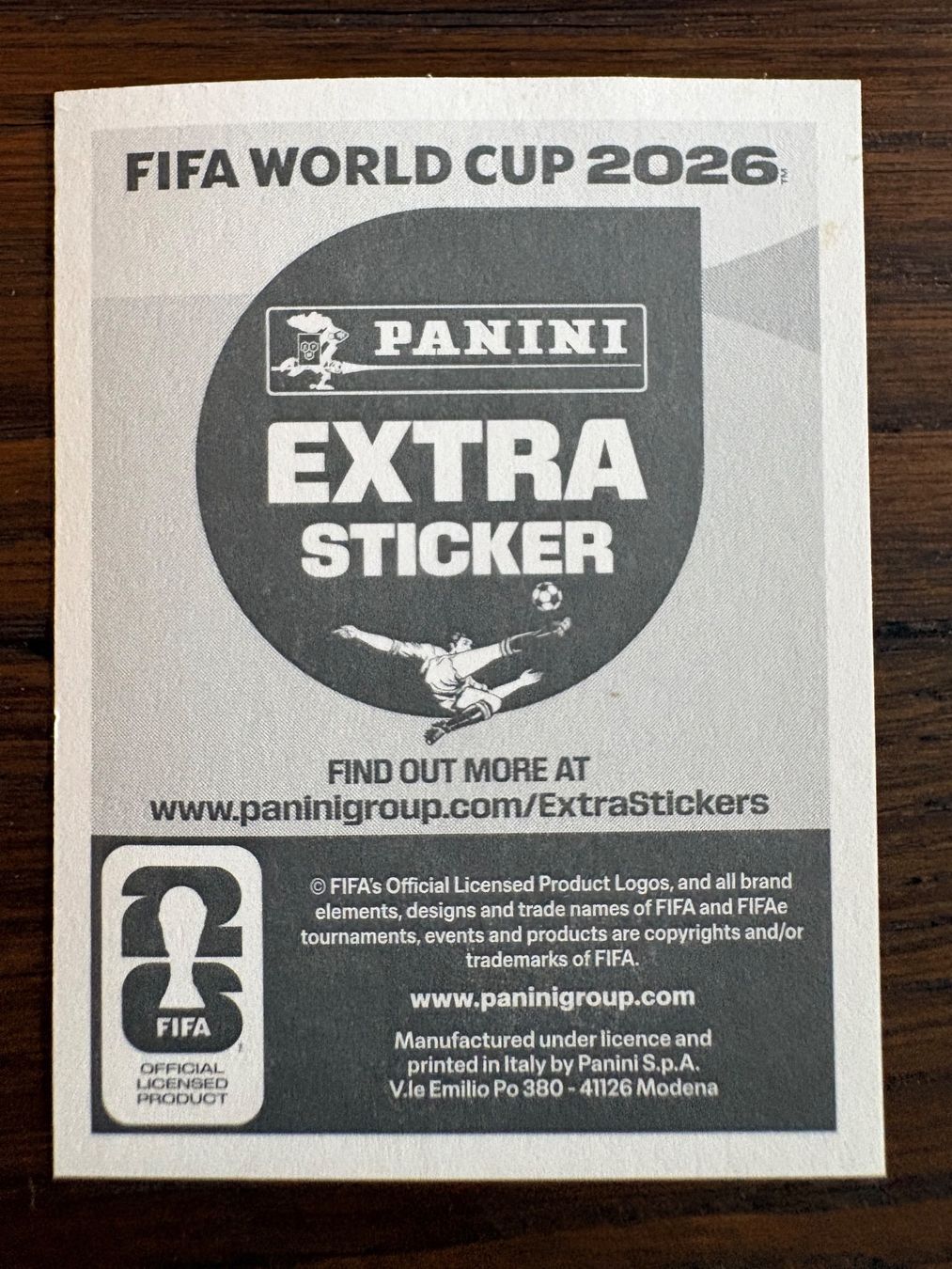 Panini Carte collezionabili: Extra stickers 2026 bronze Vini Jr. – Nuovo (secondo la descrizione) da St-Sulpice VD venduto da dxf_rny9 1