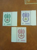 Timbres Cambodge 2f, 4f, 6f divers état