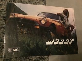 MGB GT Verkaufsprospekt 12 Seiten Juni 1975