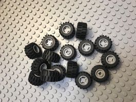 Lego 16x Räder 21x12mm