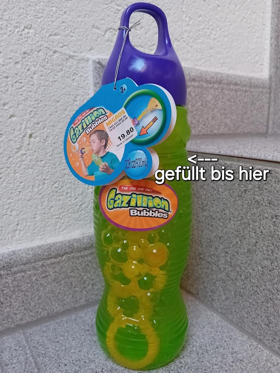 Spielzeuge: Gazillion Bubbles Pustefix Seifenblasen – Gebraucht aus Salez von Robe12 1