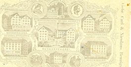 Tüblibrief - Privatzudruck Benziger - Einsiedeln n. Paris
