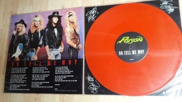 Dischi in vinile: Poison LP MS CD Song Book Magazine Cap – Usato da Watt venduto da Gubrist 8