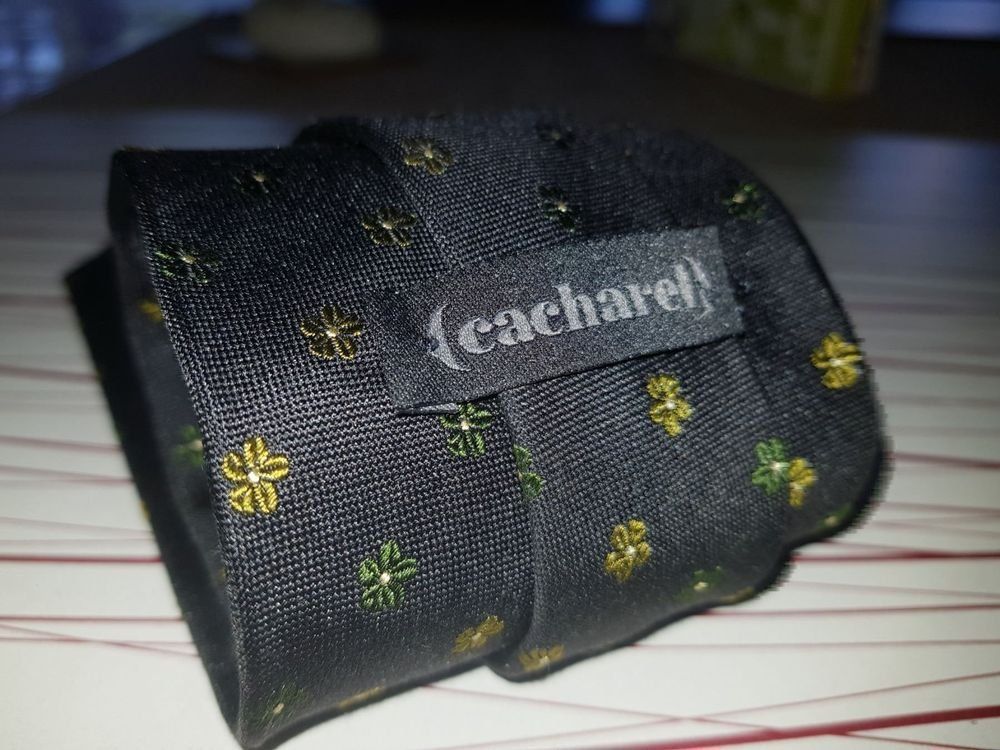 Krawatten: Cravate en soie / Seiden Krawatte CACHAREL .... – Gebraucht aus Cossonay-ville von Super-Price-Quality 3