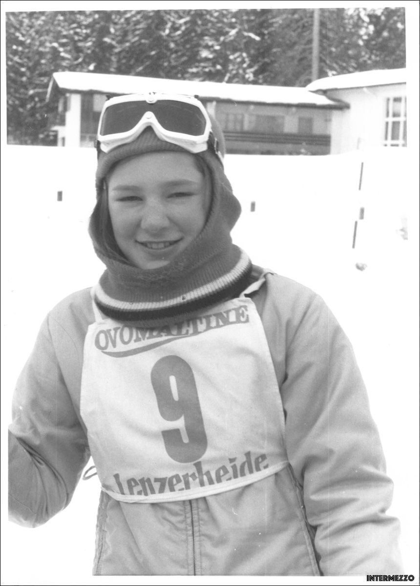 Cartoline postali: Lenzerheide Skifahrer Knabe 2 Skirennen – Usato da Basel venduto da intermezzo12