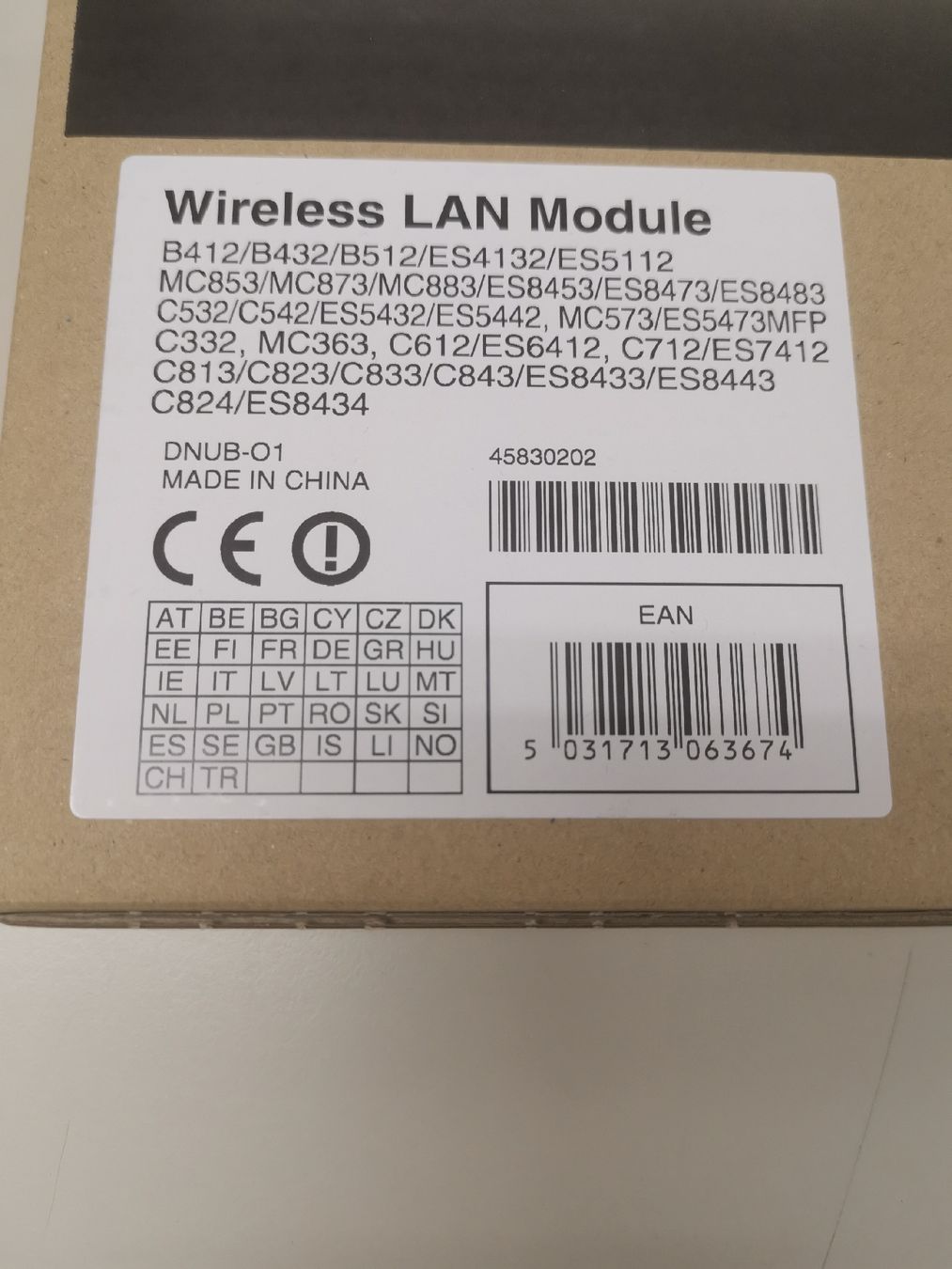 Oki Drucker: OKI Wireless LAN Modul - Neu und Original Art.Nr. 45830202 – Neu und originalverpackt aus Remigen von Kelias 1