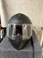 iXS Full-Face Motorcycle Helmet, Matte Black, Size L