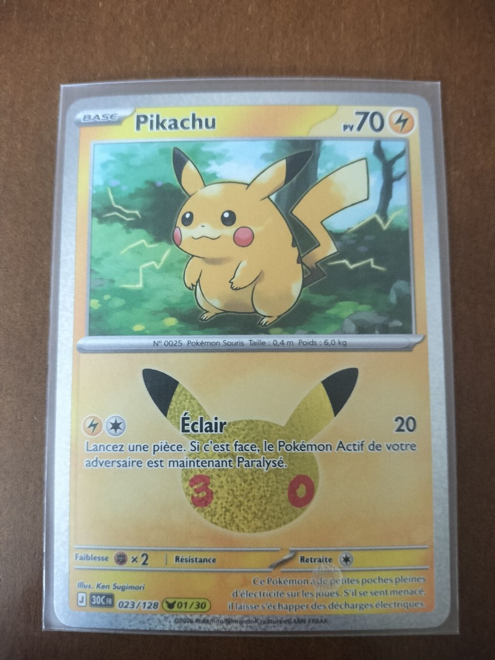 Pokémon Carte collezionabili: Pikachu 30 ans N°1/30 Fr – Nuovo e nell'imballaggio originale da Sion venduto da lou_vg7k