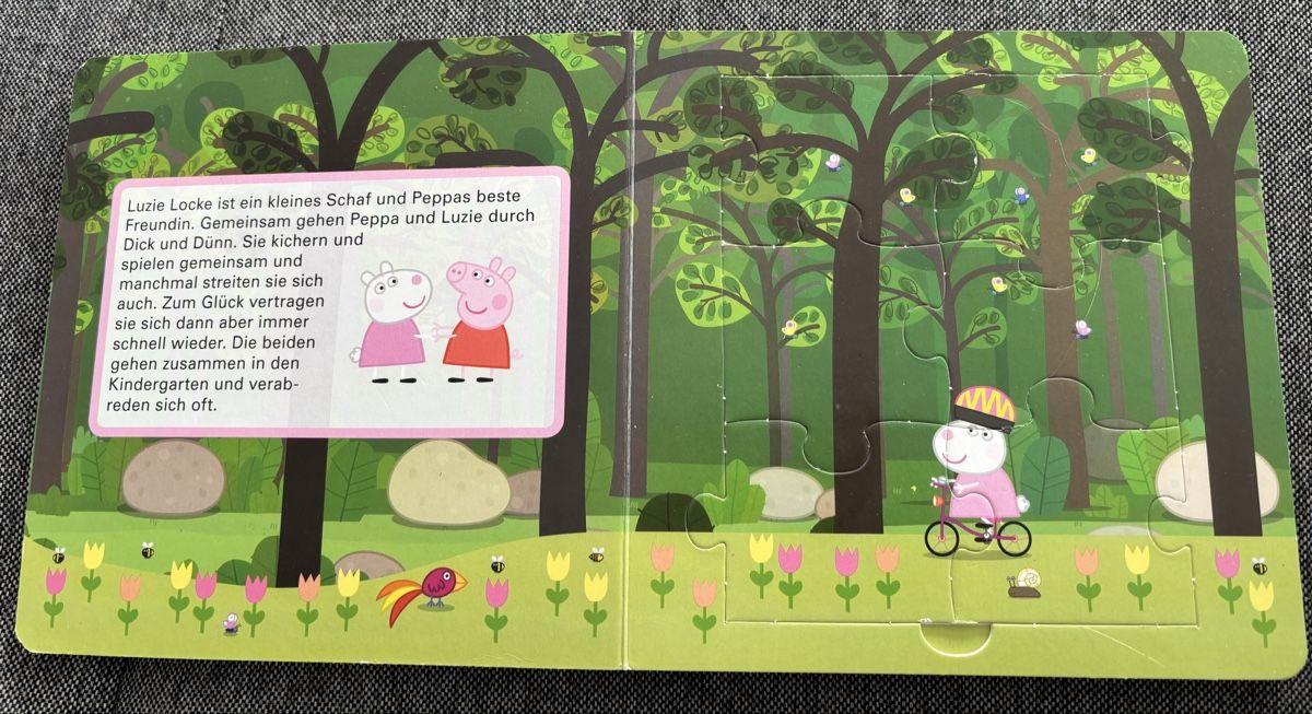 Libri: Peppa Pig Puzzlebuch mit 6 Puzzles – Usato da Jegenstorf venduto da Annina0506 4