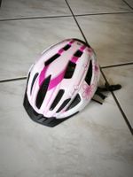 Fahrradhelm rosa weiss, neuwertig, Gr 49-54cm