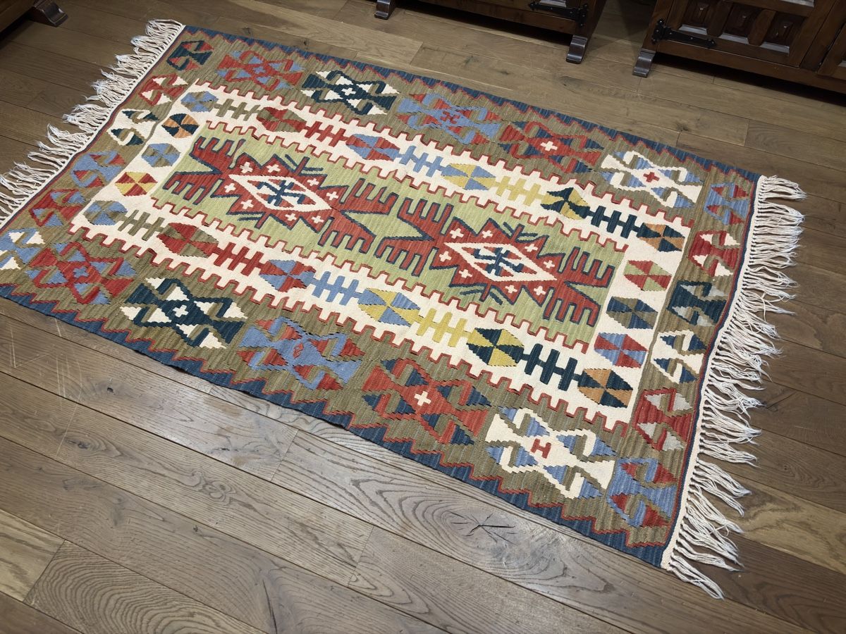 Kelim Tappeti: Wunderschöner bunter Kelim – Usato da Bennau venduto da Mayer_Carpets 5