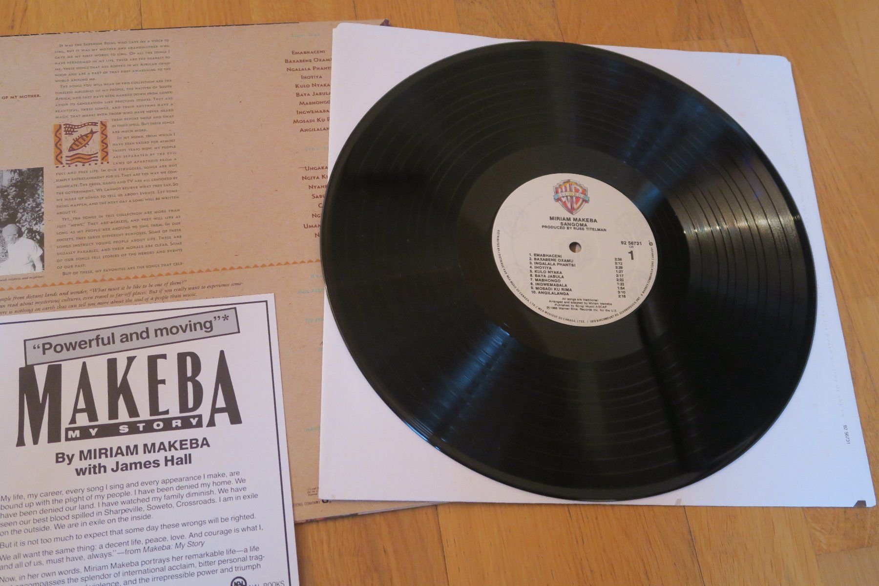 Schallplatten: Miriam Makeba – Sangoma – Gebraucht aus Thun von Karibu70 3
