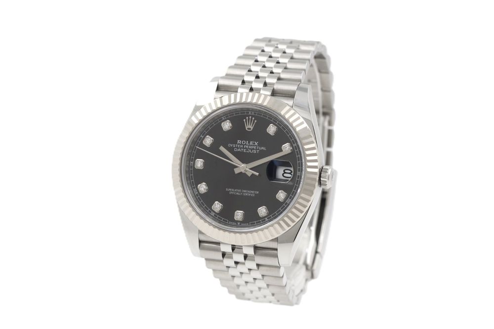 ROLEX Datejust 41 Brillant Zifferblatt Full Set 2019 *6012 (Usato