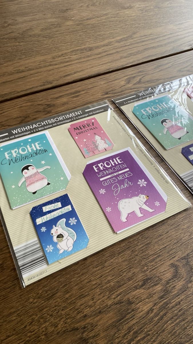 Cartoline: Weihnachtskarten-Set, neu & OVP, Grusskarten, Anhänger Mini – Nuovo e nell'imballaggio originale da Hochwald venduto da _biene_ 8